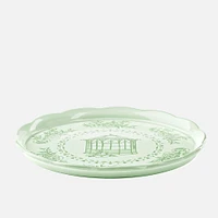 Josephie Large Round Tray - Dusty Green