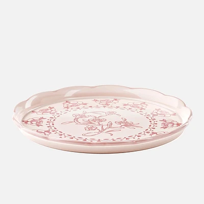 Josephine Small Round Tray - Dusty Pink
