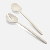 Tierra Set of 2 Salad Servers - White