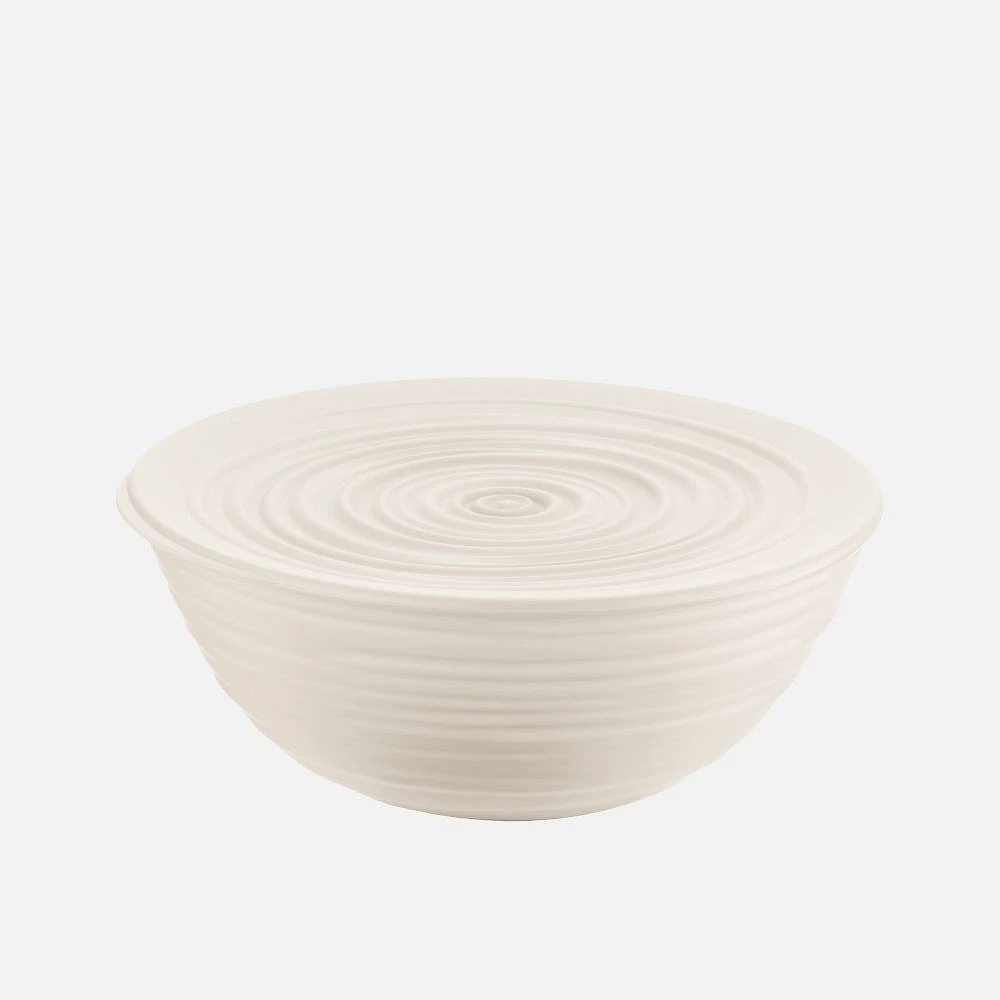 Tierra Bowl with Cover by Guzzini - White