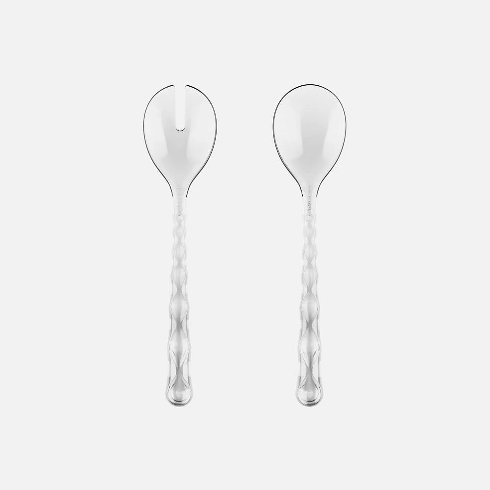 Guzzini Vanity Salad Servers, 2 pieces - Clear