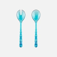 Guzzini Vanity Salad Servers, 2 pieces - Sea Blue