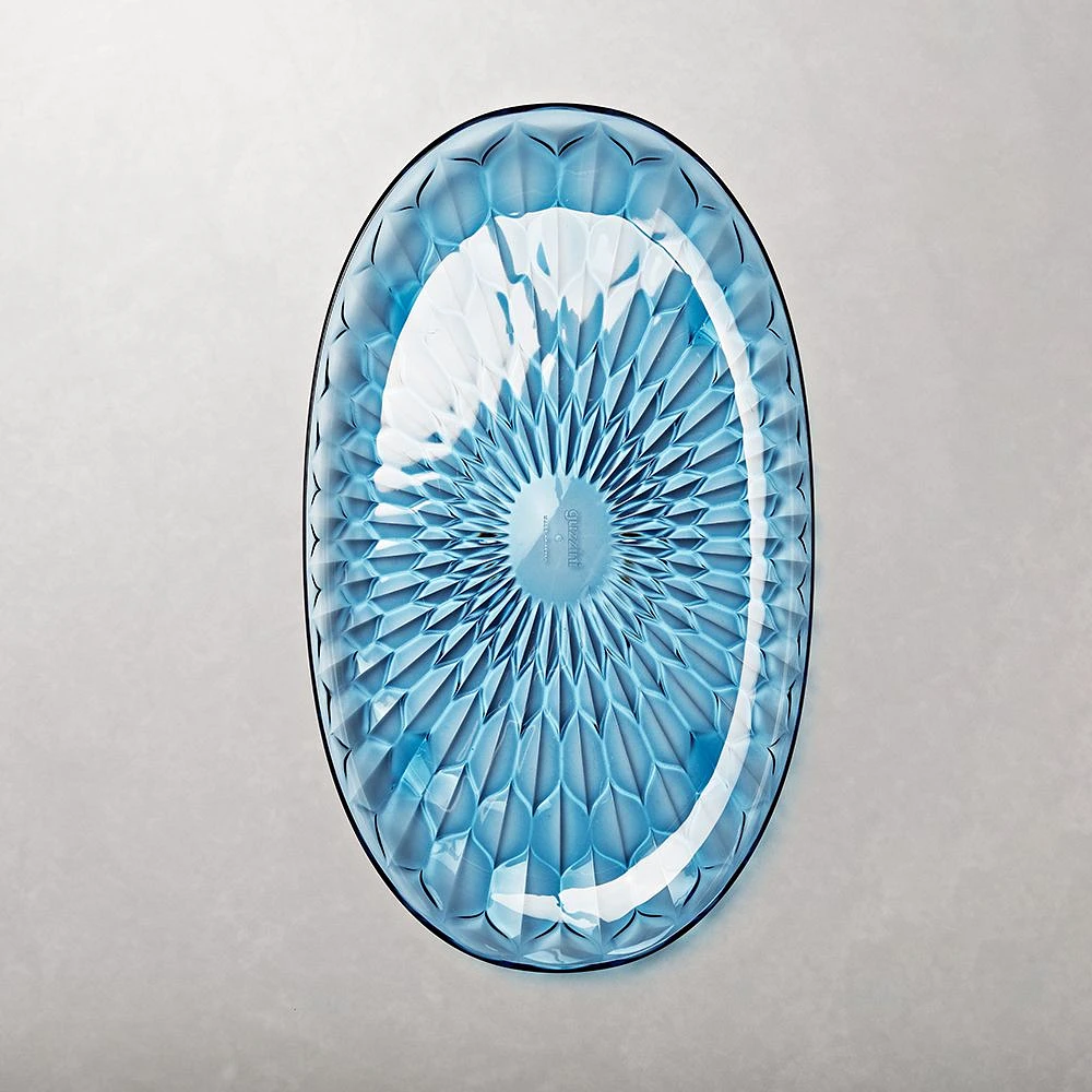 Guzzini Vanity Large Tray - Oval, Sky Blue