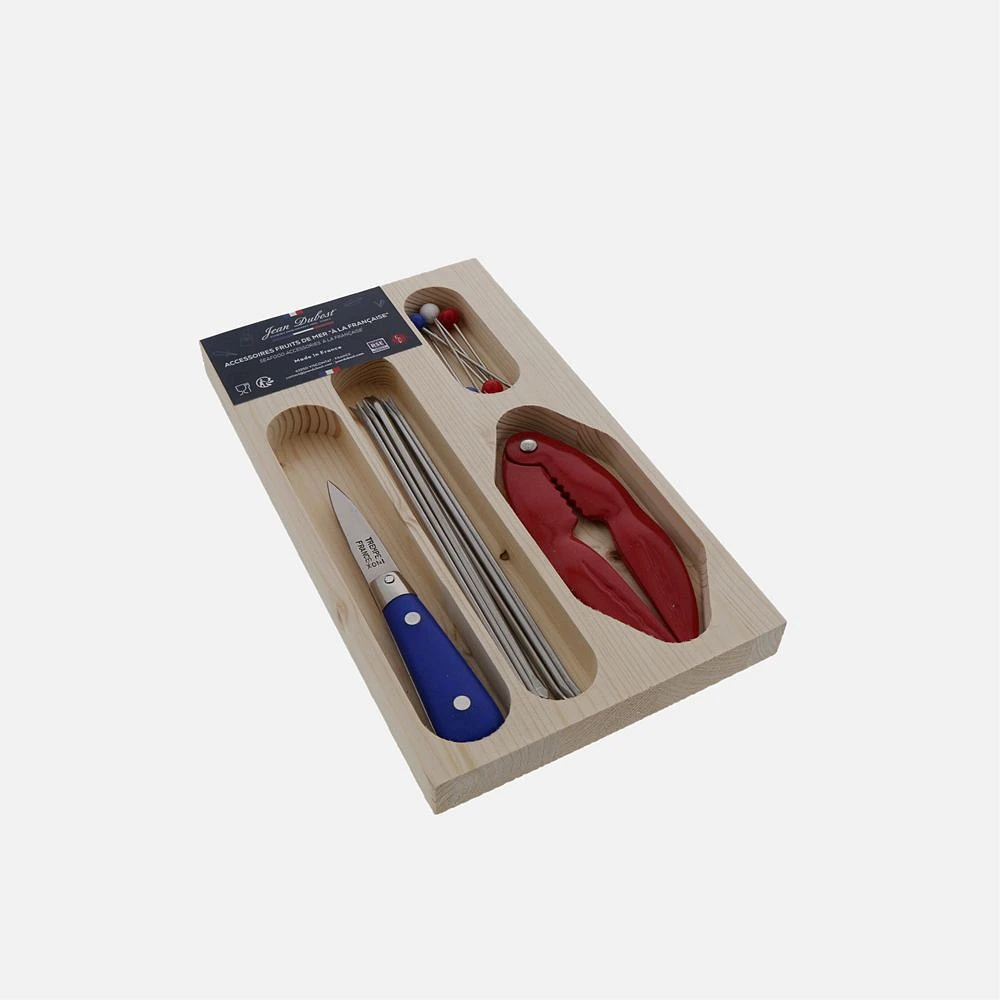 Sea Food à la Française Set of 4 Pieces sea food accessories By Jean Dubost Laguiole