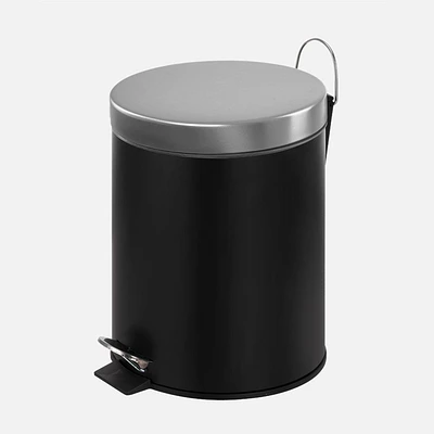 Soft Closing 3L Pedal Bin - Black