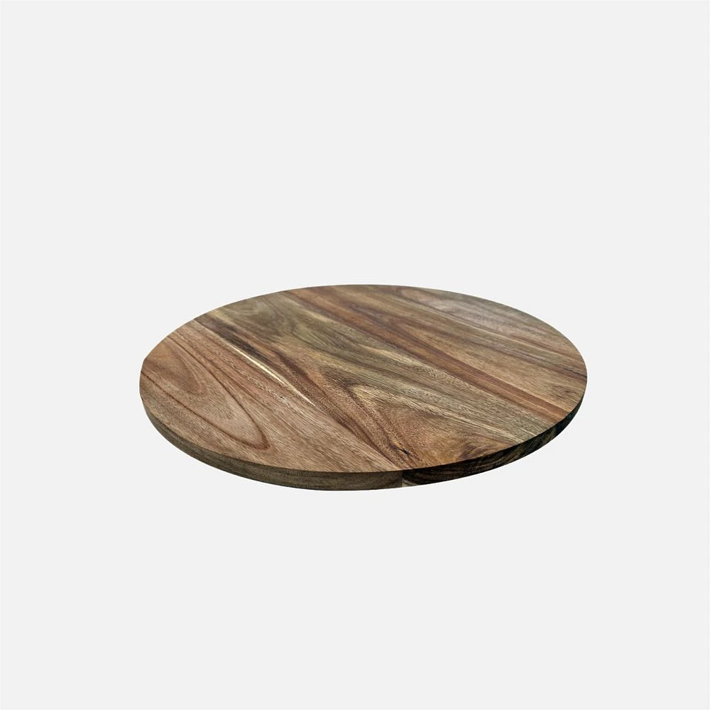 JS GOURMET Acacia Wood Rotating Tray
