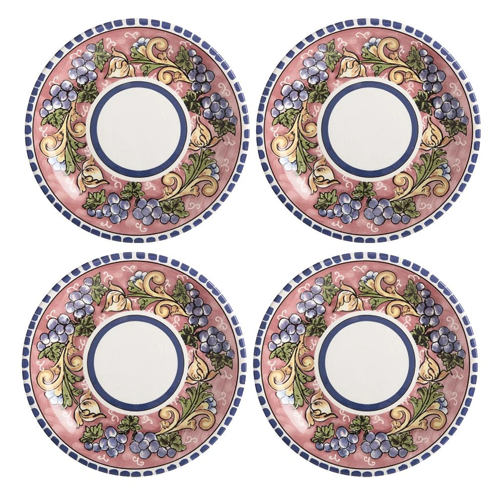 Set of 6 Salerno Grapes Plates by Maxwell & Williams (26,5 cm) - Grapes