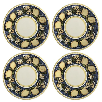 Set of 4 Salerno Lemons Plates by Maxwell & Williams (26,5 cm) - Lemons