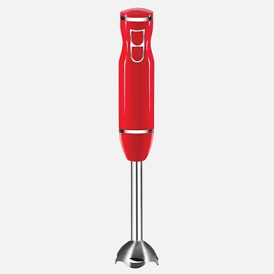 JS GOURMET Immersion Stick Hand Blender - Red