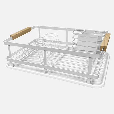 JS GOURMET Dish Drying Rack White