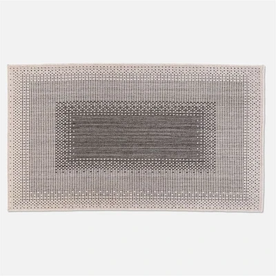 Knox Loop Tufted Washable Rug - Black