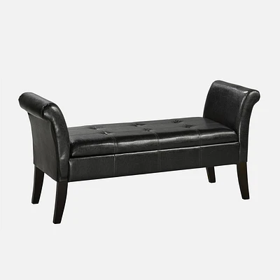 LOUISE Fancy accent Bench - Espresso