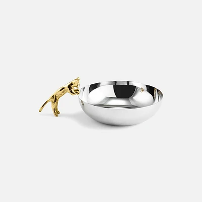 Fights of Fancy Bowl with Cat by Michael Aram