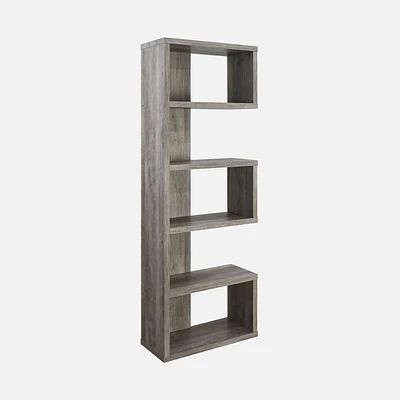 Mangie Bookcase -  Driftwood/Grey