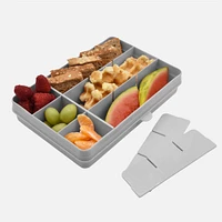 Melii Snackle Box, 12 Compartments - Grey