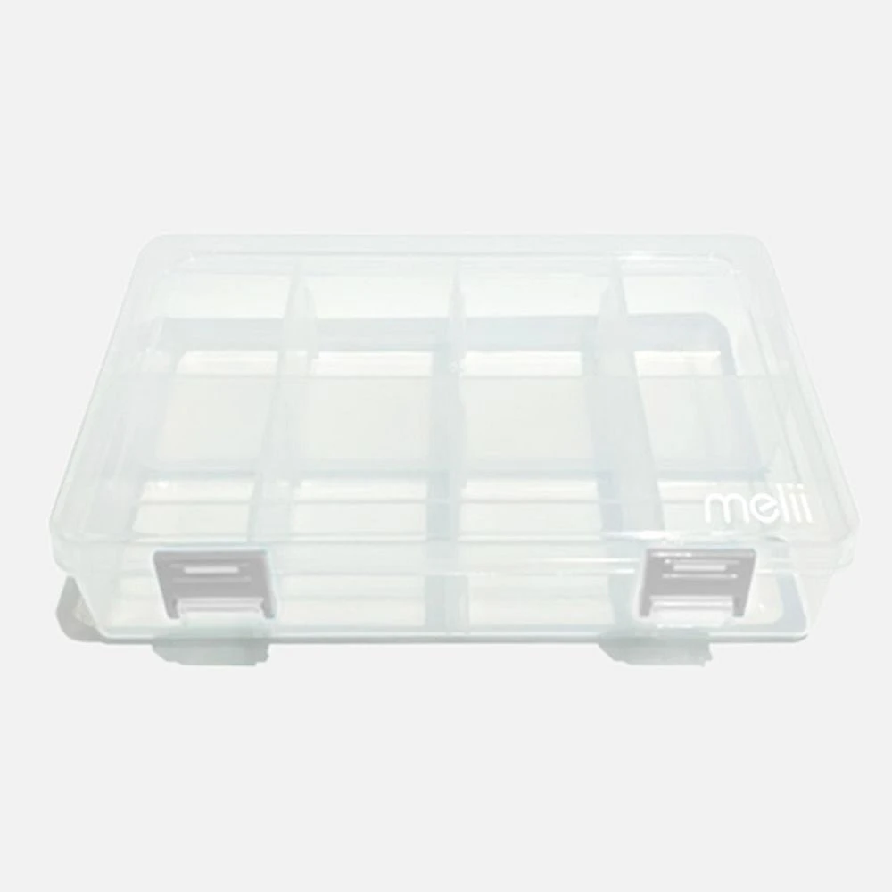 Melii Snackle Box, 8 Compartments - Clear