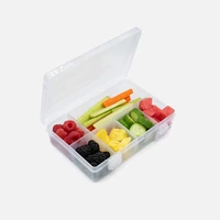Melii Snackle Box, 8 Compartments - Clear
