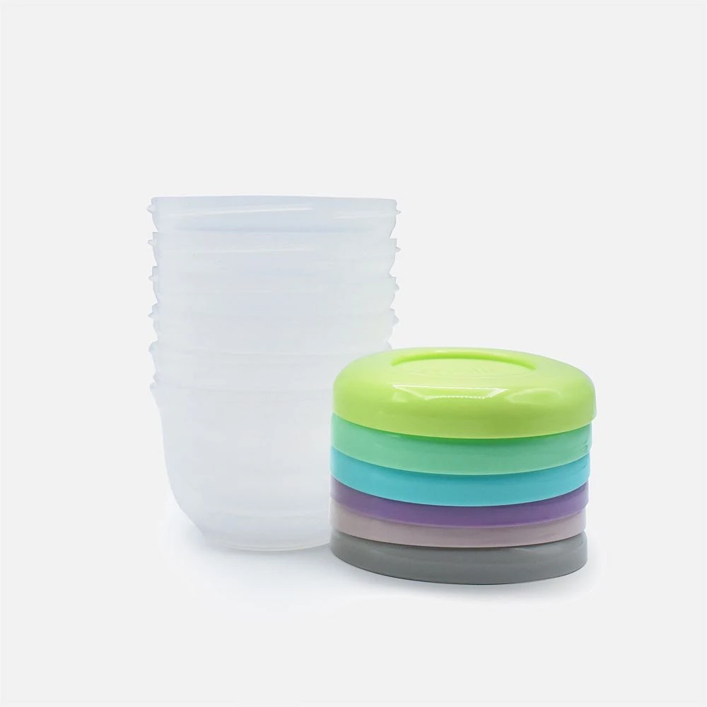 Melii Nesting Food Storage Containers, Set of 6 Containers and Lids