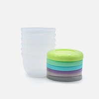 Melii Nesting Food Storage Containers, Set of 6 Containers and Lids