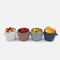 Melii Snap & Go Food Containers Pods, Pack of 4 - 4oz