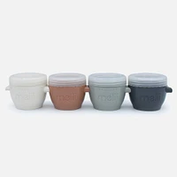 Melii Snap & Go Food Containers Pods, Pack of 4 - 4oz