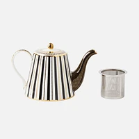 Regency Black Teapot with Infuser by Maxwell & Williams - 1L