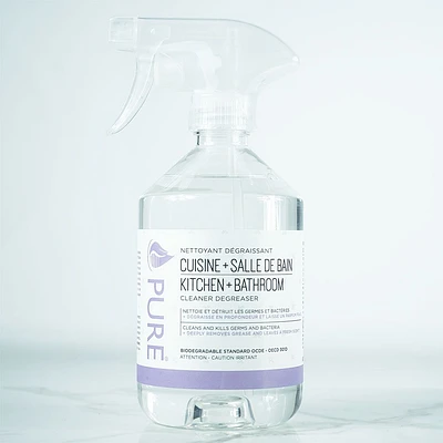 Kitchen and Bathroom Cleaner/Degreaser by Pure