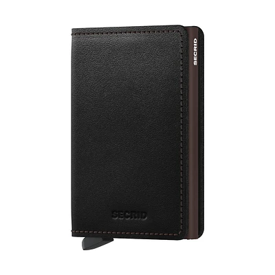 Secrid Original Slimwallet - Black/Brown