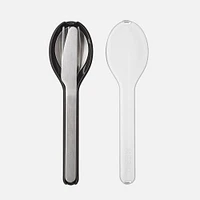 Ellipse Cutlery 3-Piece Set - Black