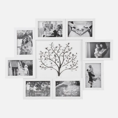 White Wall Collage Photo Frame