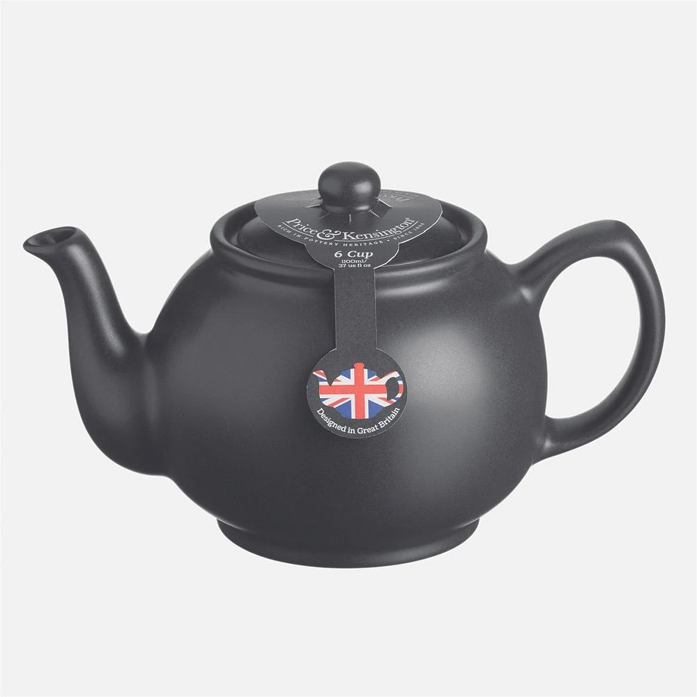 6-Cups Teapot - Black