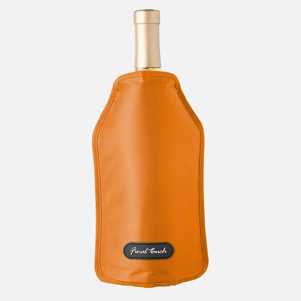 Refroidisseur bouteille de vin par Final Touch - Orange