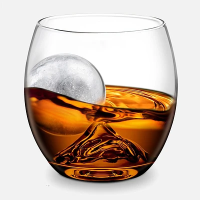 On The Rock Glass With Ball Mould by Final Touch
