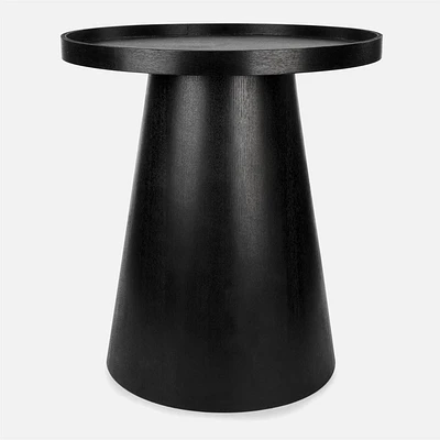 Round Accent Table - Black