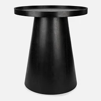 Round Accent Table - Black