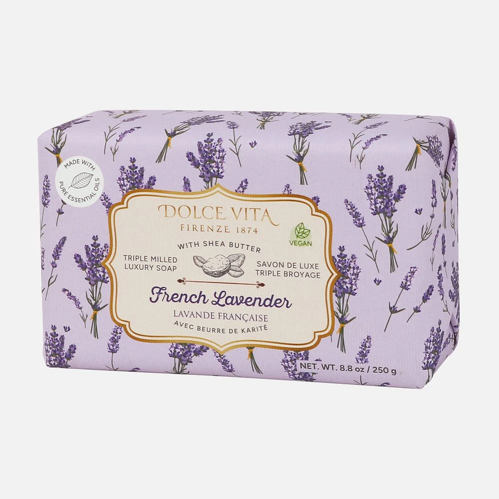 Dolce Vita Bar Soap, 250g - French Lavender