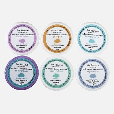 Wellness Shower Steamers, 6 Pieces