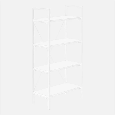 Risen Book Case 4 Tiers - White