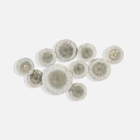 Rosalynn Floral Wall decor, White and Gold