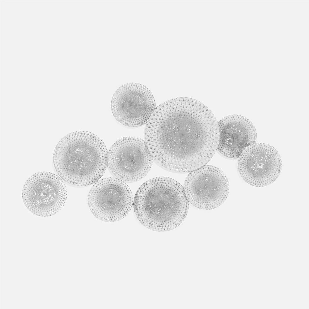 Rosalynn Floral Wall decor, White and Gold