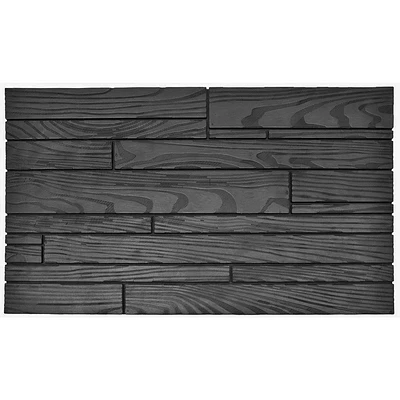 Random Slats Black Mat