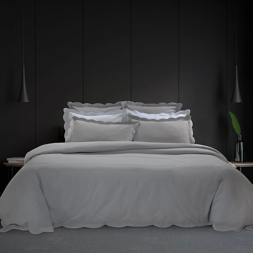 Scalloped Duvet Cover Set