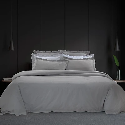 Scalloped Duvet Cover Set