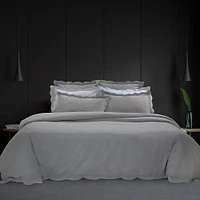 Scalloped Duvet Cover Set