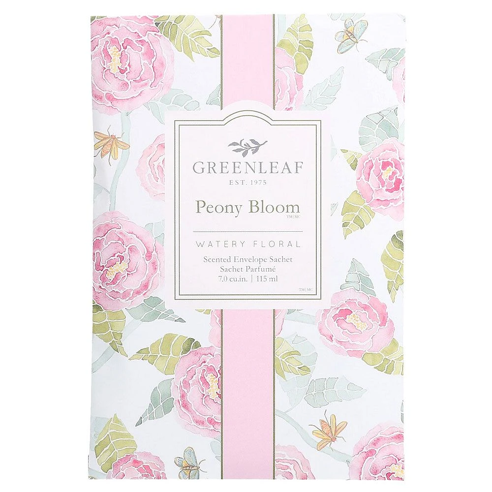 Large Peony Bloom Scented Sachet by Greenleaf