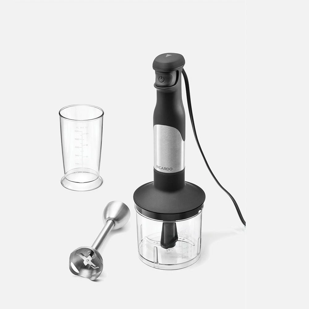Ricardo Hand Blender with Chopper and Beaker