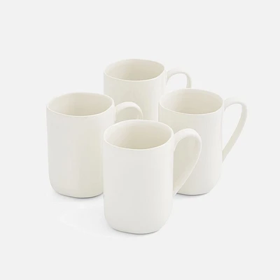 Arbor Set of 4 White Mugs 14oz by Sophie Conran