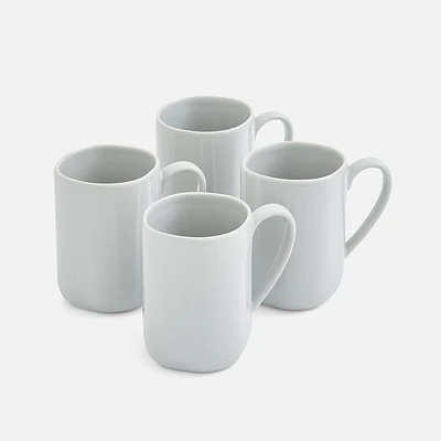 Arbor Set of 4 Grey Mugs 14oz by Sophie Conran