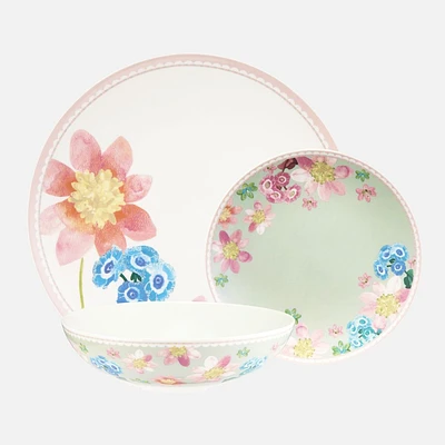 Maxwell & Williams Primula 12pc Dinner Set-Sage 