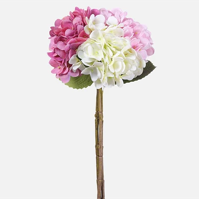 Gino Signature Hydrangea Bouquet, 17.5" - Pink 